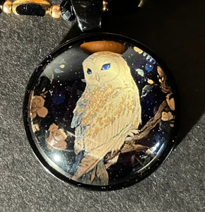 Caitlin Keyes: Gemstone Owl Pendant Necklace