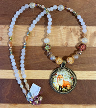 Load image into Gallery viewer, Caitlin Keyes: Gemstone Fox Pendant Necklace