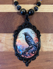 Load image into Gallery viewer, Caitlin Keyes: Crow Pendant Necklace