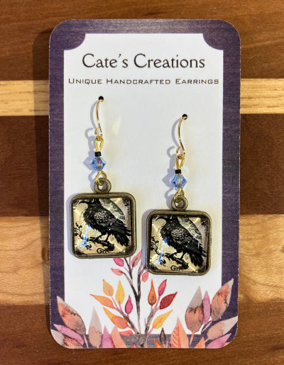 Caitlin Keyes: Raven Earrings