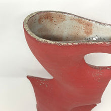 Load image into Gallery viewer, David Ernster: Red Sculptural Vase