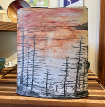 Load image into Gallery viewer, David Ernster: Tall Oval Vase With Landscape