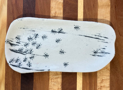 David Ernster: Small Long Plate With Ants