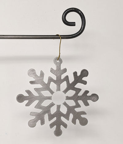 George Reynolds: Snowflake Stainless Steel Ornament