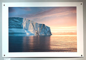 Sarah Holbrook" Sunset Over Milne Land, East Greenland