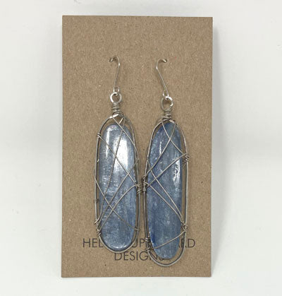 Helene Uprichard: Kyanite Earrings