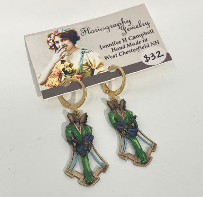 Jennifer Helen Campbell: Cattail Earrings