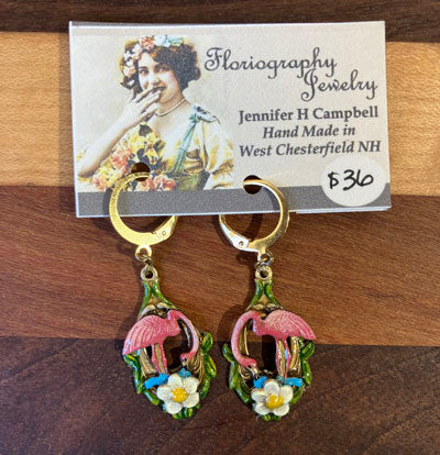 Jennifer Helen Campbell: Flamingo Earrings