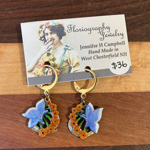 Jennifer Helen Campbell: Common Blue Earrings