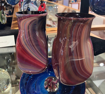 Josh Simpson Contemporary Glass: Corona Tumbler, Magenta