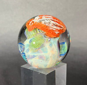 Josh Simpson Contemporary Glass: Inhabited Large Cloud Planet