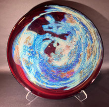 Load image into Gallery viewer, Josh Simpson Contemporary Glass: Red New Mexico Platter