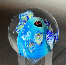 Load image into Gallery viewer, Josh Simpson Contemporary Glass: 2.25" Heart Planet