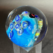 Load image into Gallery viewer, Josh Simpson Contemporary Glass: 2.25" Heart Planet