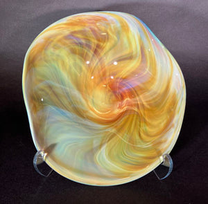 Josh Simpson Contemporary Glass: Corona Eccentric Bowl