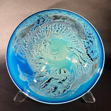 Load image into Gallery viewer, Josh Simpson Contemporary Glass: Blue New Mexico Platter