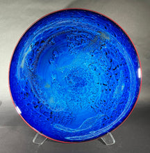 Load image into Gallery viewer, Josh Simpson Contemporary Glass: Blue New Mexico Platter