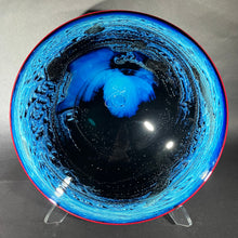 Load image into Gallery viewer, Josh Simpson Contemporary Glass: Blue New Mexico Platter