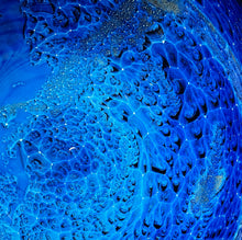 Load image into Gallery viewer, Josh Simpson Contemporary Glass: Blue New Mexico Platter