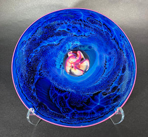 Josh Simpson Contemporary Glass: Small Saturn Sculpture