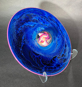 Josh Simpson Contemporary Glass: Small Saturn Sculpture
