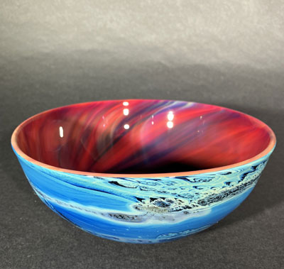 Josh Simpson Contemporary Glass: Corona/New Mexico Bowl