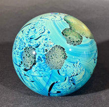 Load image into Gallery viewer, Josh Simpson Contemporary Glass: 3.5&quot; Possibly Inhabited Planet