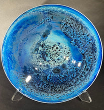 Load image into Gallery viewer, Josh Simpson Contemporary Glass: Blue New Mexico Platter
