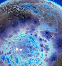 Load image into Gallery viewer, Josh Simpson Contemporary Glass: Blue New Mexico Platter