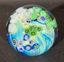 Load image into Gallery viewer, Josh Simpson Contemporary Glass: 3" Corona Inhabited Paperweight