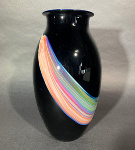 Josh Simpson Contemporary Glass: Corona Swirl Vase