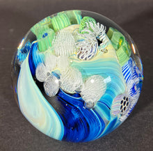 Load image into Gallery viewer, Josh Simpson Contemporary Glass: 3" Corona Inhabited Paperweight