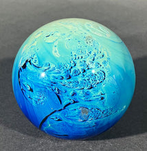 Load image into Gallery viewer, Josh Simpson Contemporary Glass: 3.5&quot; Possibly Inhabited Planet