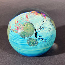 Load image into Gallery viewer, Josh Simpson Contemporary Glass: 3.5&quot; Possibly Inhabited Planet