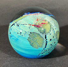 Load image into Gallery viewer, Josh Simpson Contemporary Glass: 3.5&quot; Possibly Inhabited Planet