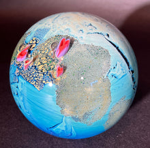 Load image into Gallery viewer, Josh Simpson Contemporary Glass: 3.5" BNM Heart Megaplanet 2.4.24