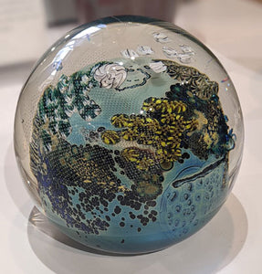 Josh Simpson Contemporary Glass: 5.25" Megaplanet Vintage and Unusual