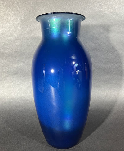 Josh Simpson Contemporary Glass: Iridescent Vase Vintage and Unusual