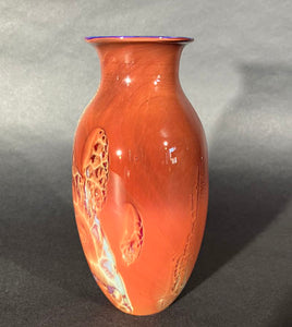 Josh Simpson Contemporary Glass: Red New Mexico Vase Vintage and Unusual