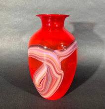 Load image into Gallery viewer, Josh Simpson Contemporary Glass: Corona Swirl Vase, Vintage and Unusual