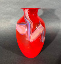 Load image into Gallery viewer, Josh Simpson Contemporary Glass: Corona Swirl Vase, Vintage and Unusual