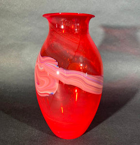 Josh Simpson Contemporary Glass: Corona Swirl Vase Vintage and Unusual