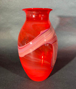 Josh Simpson Contemporary Glass: Corona Swirl Vase Vintage and Unusual