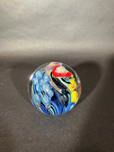 Load image into Gallery viewer, Josh Simpson Contemporary Glass: 3" Corona Inhabited Paperweight