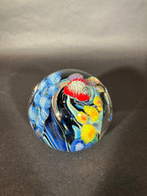 Load image into Gallery viewer, Josh Simpson Contemporary Glass: 3" Corona Inhabited Paperweight