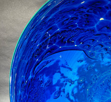 Load image into Gallery viewer, Josh Simpson Contemporary Glass: Blue New Mexico Platter Vintage and Unusual