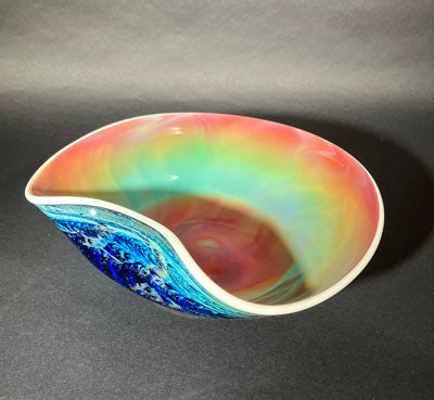 Josh Simpson Contemporary Glass: Corona Eccentric Bowl