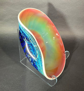 Josh Simpson Contemporary Glass: Corona Eccentric Bowl