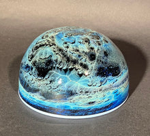 Load image into Gallery viewer, Josh Simpson Contemporary Glass: Corona/ Blue New Mexico Bowl