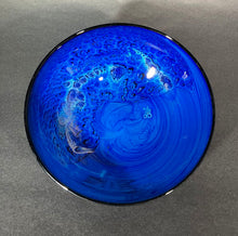 Load image into Gallery viewer, Josh Simpson Contemporary Glass: Blue New Mexico Bowl